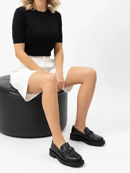 Лоферы женские демисезонные натуральная кожа