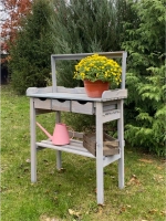 Стол садовый стеллаж для рассады цветов напольный