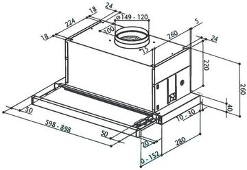 Витяжка FABER MAXIMA EV8 LED AM/X A90 FB EXP