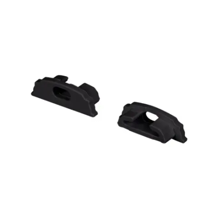 Заглушка ARH-BENT-W18 BLACK с отверстием (Arlight, Пластик) 039589