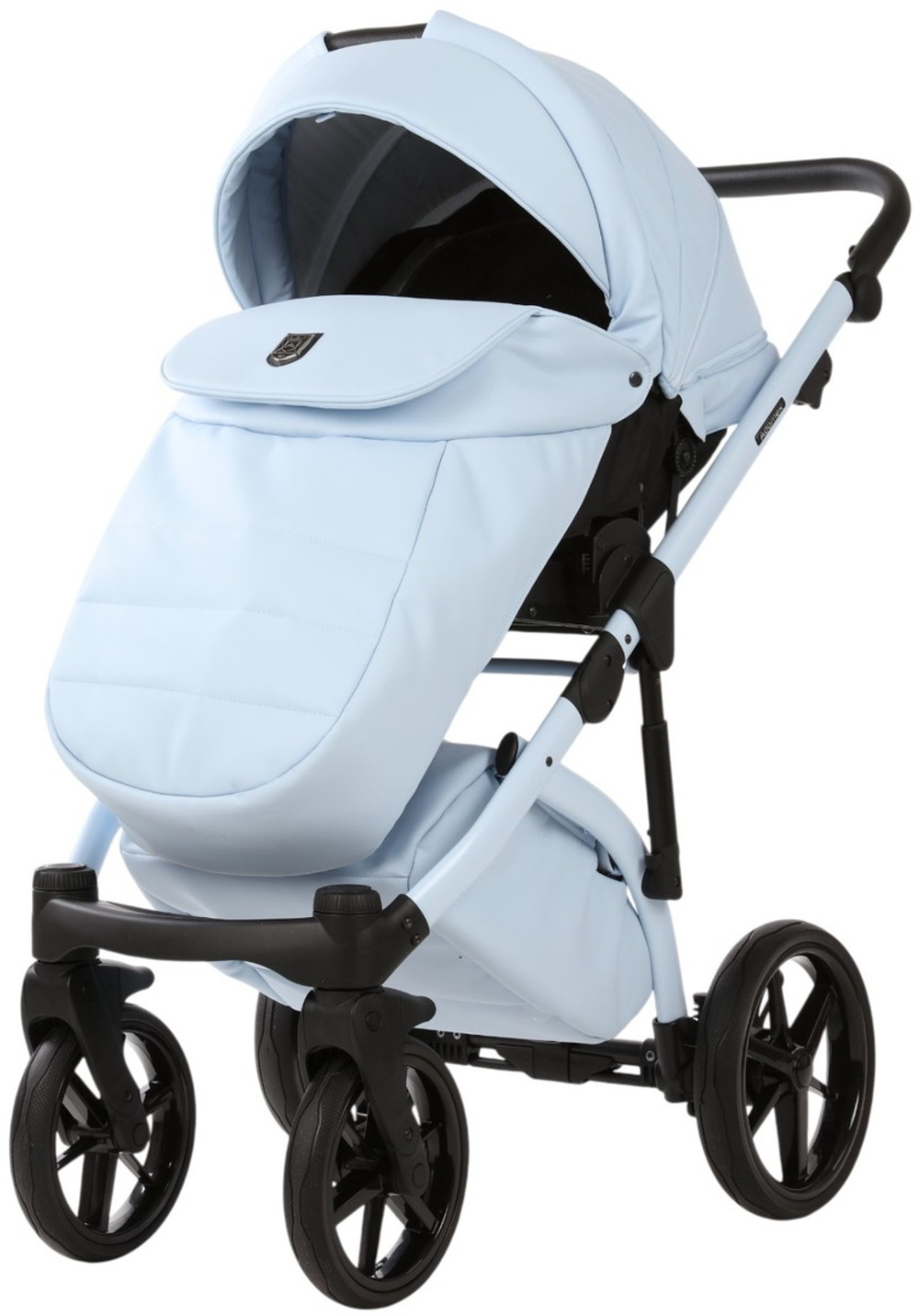 Детская коляска Adamex Chantal Pro Natura 3 в 1 CN-1-SKY (ГОЛУБАЯ КОЖА)