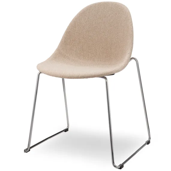 Стул Vid Soft бежевый, ножки хром