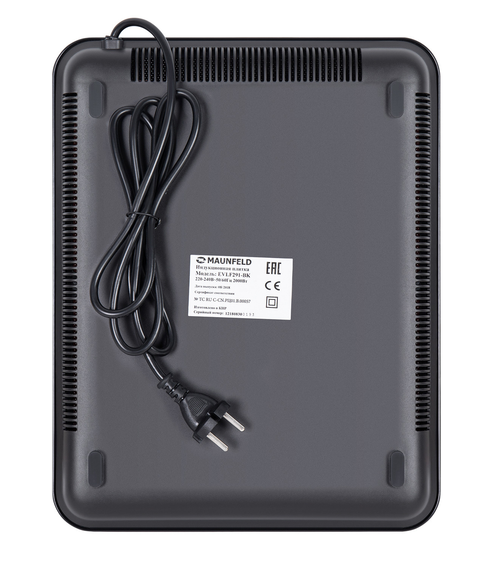 Электрическая индукционная плитка MAUNFELD EVI.F291-BK фото 6