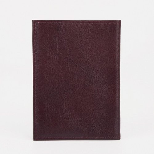 Обложка д/автодок, 9,5*0,3*13,5, нат.мебельная, "Герб 3D", бургунди 5618818