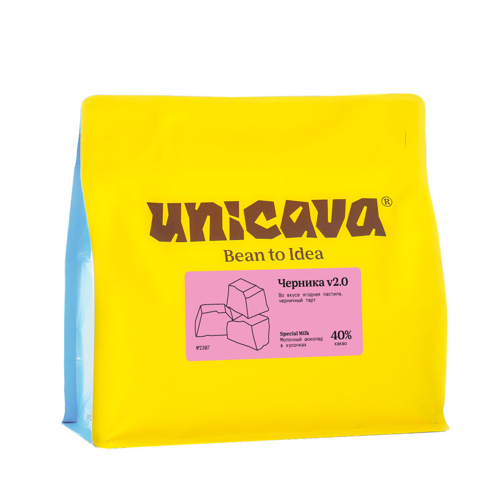 Молочный шоколад "Черника v2.0" (40 % какао)