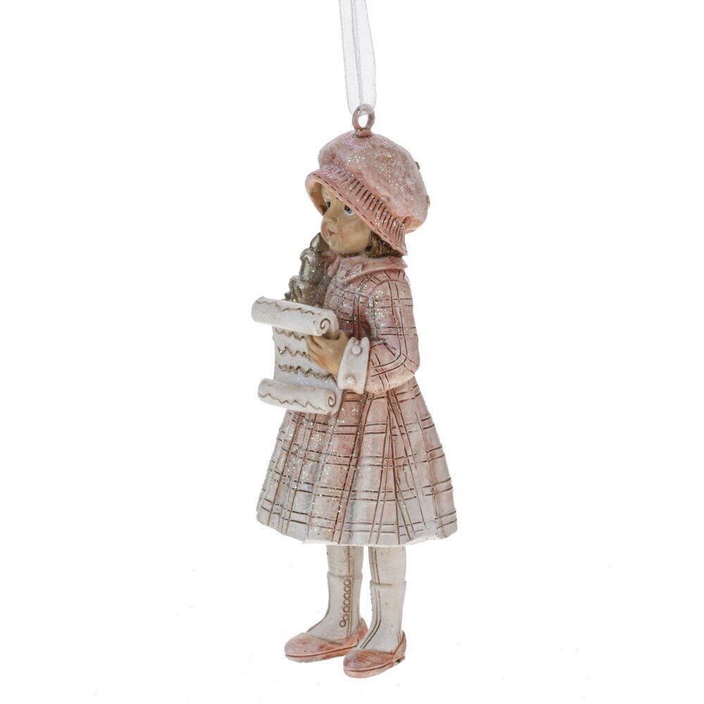 GAEM Фигурка декоративная подвесная "Девочка", L5,5 W4,5 H11 см, 2в.