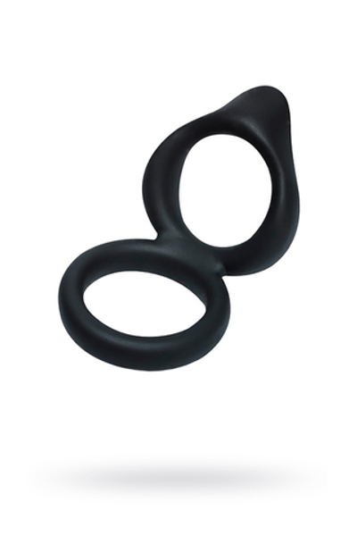 Двойное эрекционное кольцо на пенис Levett Victor чёрное
