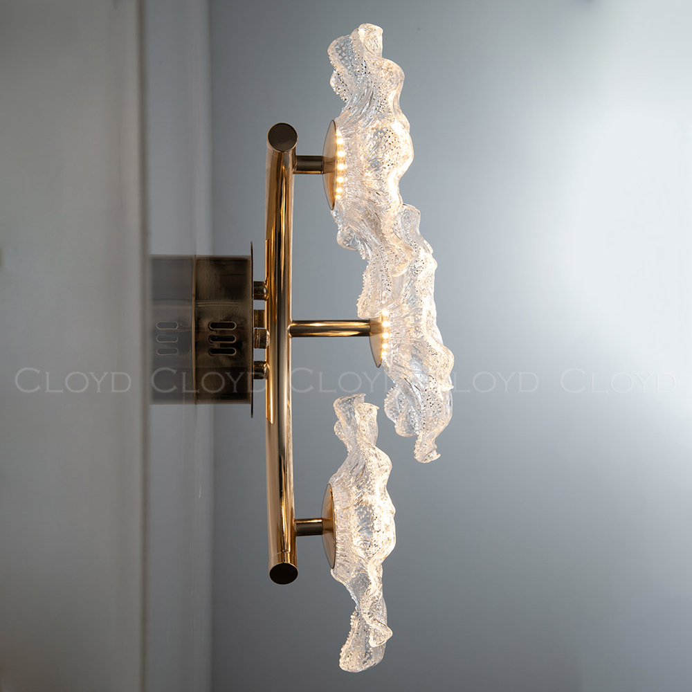 Бра Cloyd SHAMBALA-B W3 / выс. 45 см - золото (арт.20395)