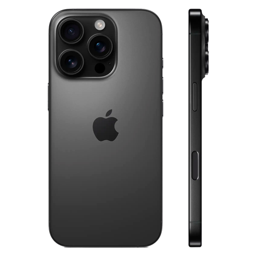 Смартфон Apple iPhone 16 Pro 128GB eSIM, Black Titanium (Титановый черный)