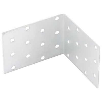 Крепежный уголок равносторонний 2 мм, KUR 60 x 60 x 80 мм Сибртех