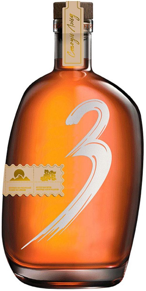 Коньяк Камень 3 года 0,5 40% Мердзаванский коньячный завод Армения