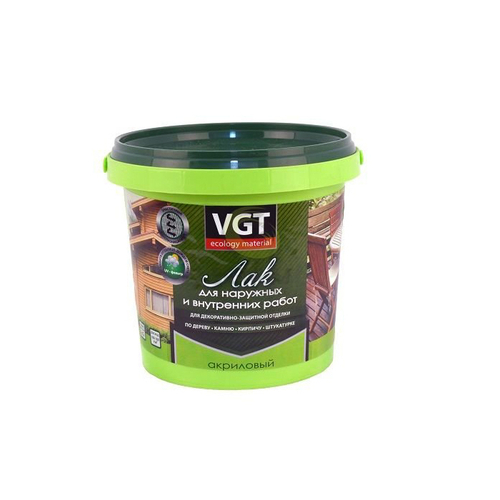 Лак акрил BГТ бесцветный  9 кг матовый