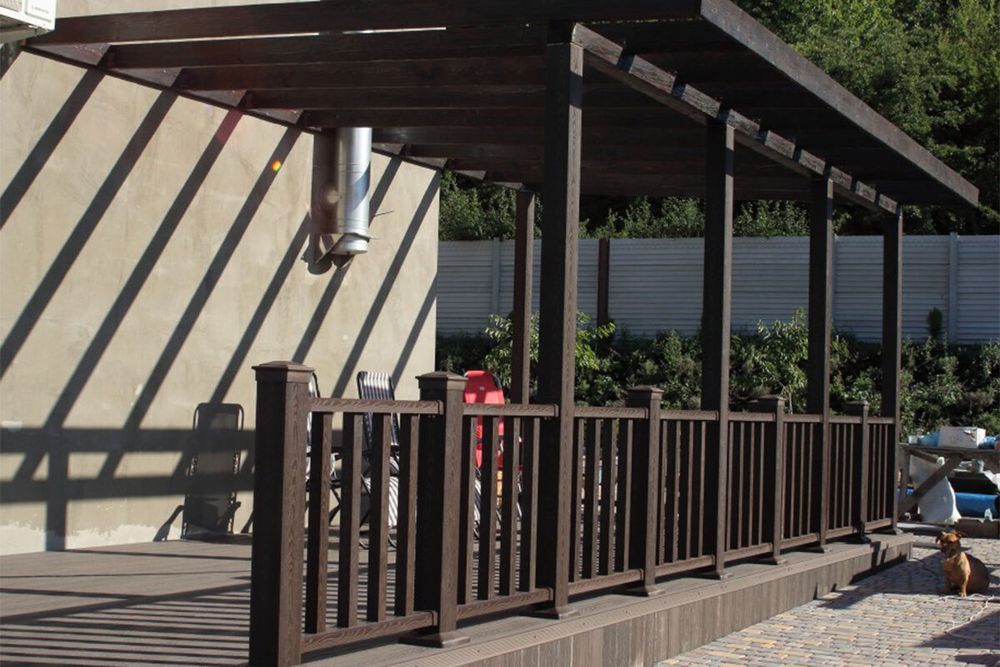 Террасная доска NauticPrime (Light) Esthetic Wood, 145x22, длина 600 см, Венге (Шоколад)