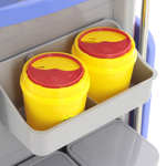 Тележка медицинская Med-Mos ЕТ850-02 ТМ-021АН-00 ля экстренной помощи и реанимации