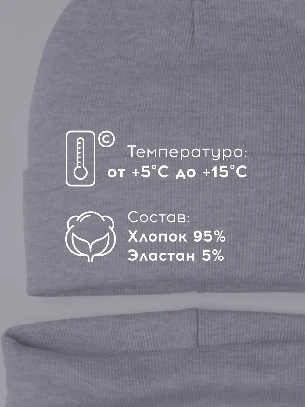 Шапка для мальчика осенняя со снудом