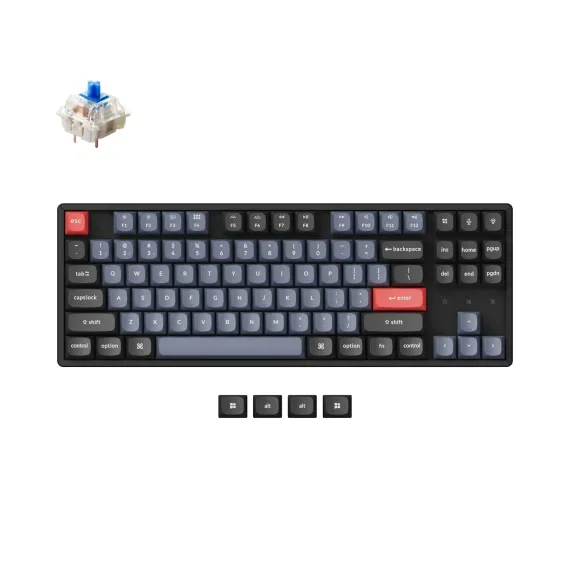 Keychron K8P-J2, RGB, Aluminium Frame, Blue Switch