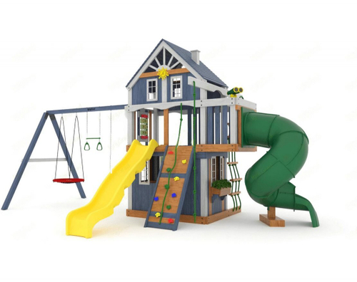 Детская площадка Шато 2 с трубой (Домик) мод.1