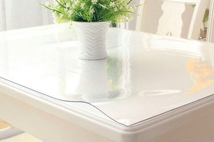 Скатерть Гибкое стекло 80х120см, 0.8м