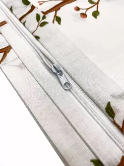 Наволочка комплект 2шт перкаль Сказка "Белки" 70x70 см на молнии