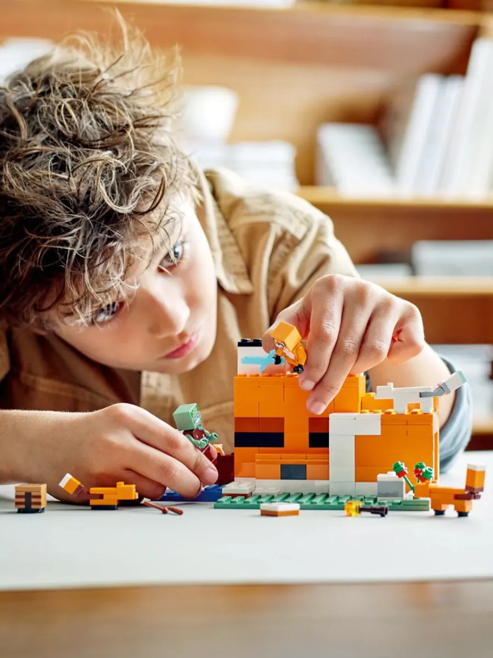 Лего Майнкрафт Лисья хижина 21178