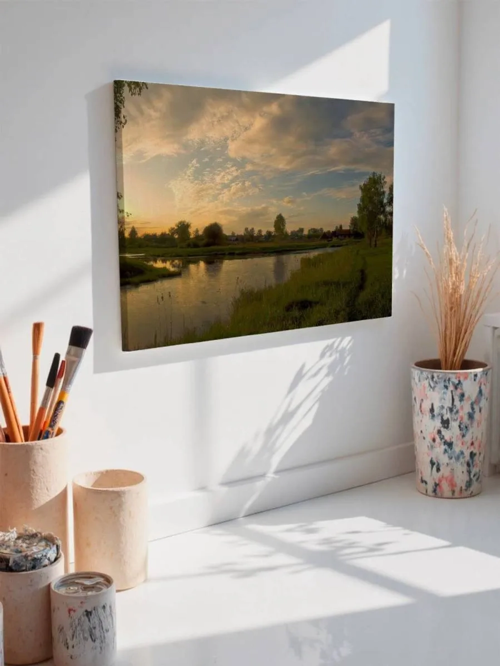 Картина на стену 40 X 50 Пруд