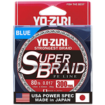 Шнур Yo-Zuri PE Super Braid 275м #2.5 0.23мм 20Lbs 9.0кг Blue