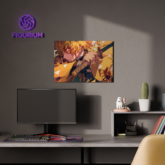 Постер Zenitsu Agatsuma - Demon Slayer