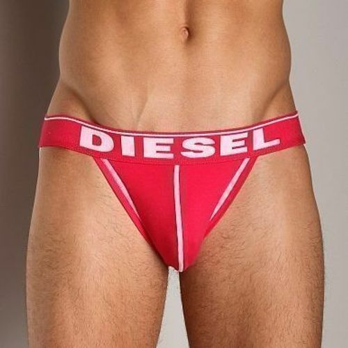 Мужские трусы джоки розовые Diesel Fresh and Bright Divine Jockstrap Pink DIS0106