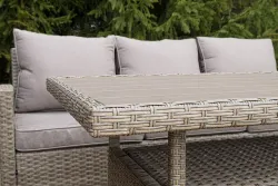 "Мэдисон" обеденная группа из искусственного ротанга, цвет соломенный