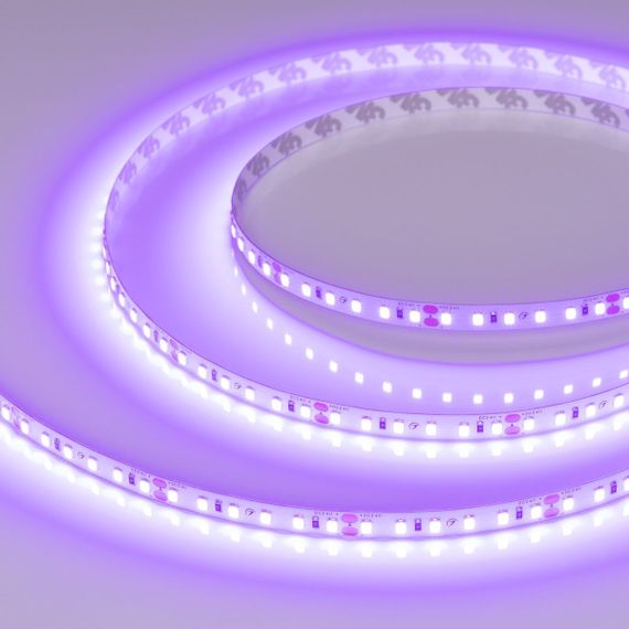 Светодиодная лента Arlight 6W/m 120Led/m 2835SMD фиолетовый 5M RT-A120-8mm 24V Violet 043384