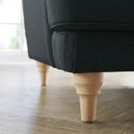 3-местный диван - IKEA ESSEBODA, 94x96x222см, черный, ЭССЕБОДА ИКЕА