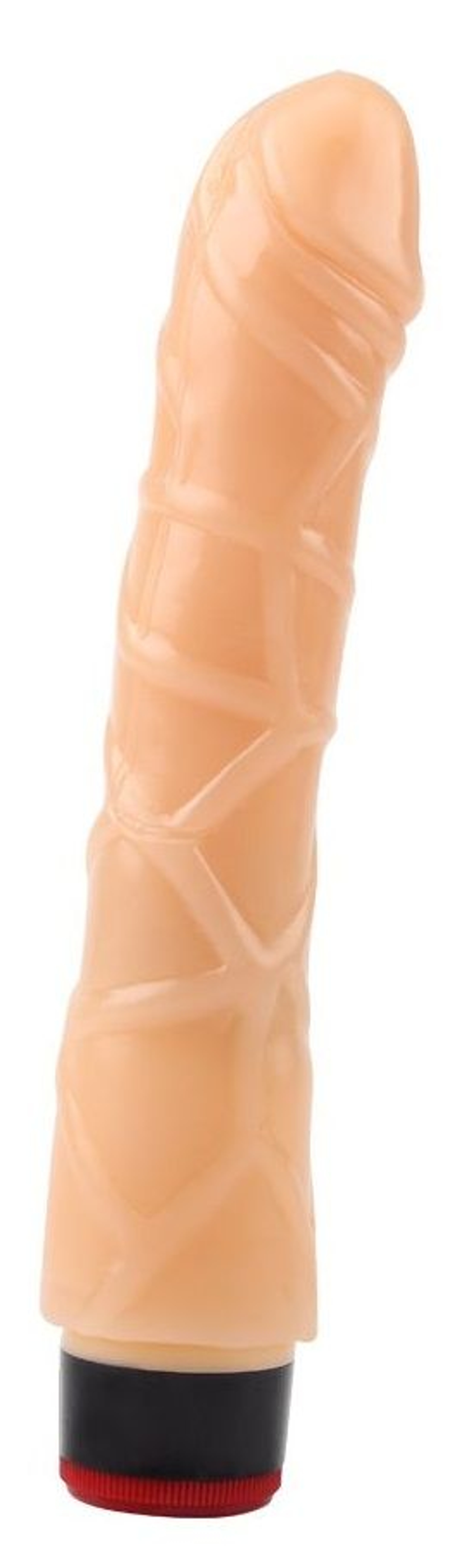 Телесный вибратор-реалистик 9” Vibe Cock - 21,5 см. (Цвет: телесный)