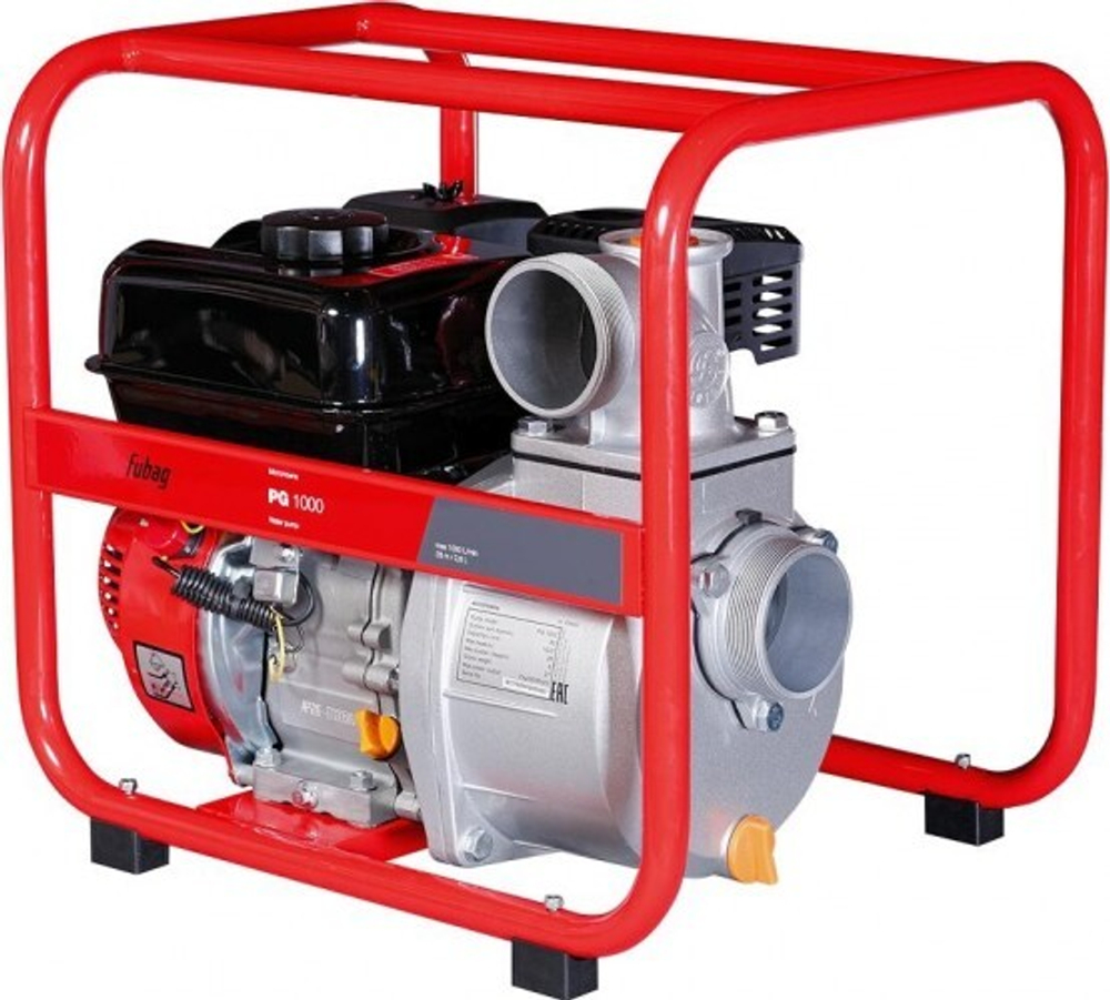 Мотопомпа бензиновая FUBAG PG 1000 для слабозагрязненной воды 838751
