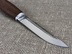 Финский нож Пуукко, сталь 95Х18, рукоять орех