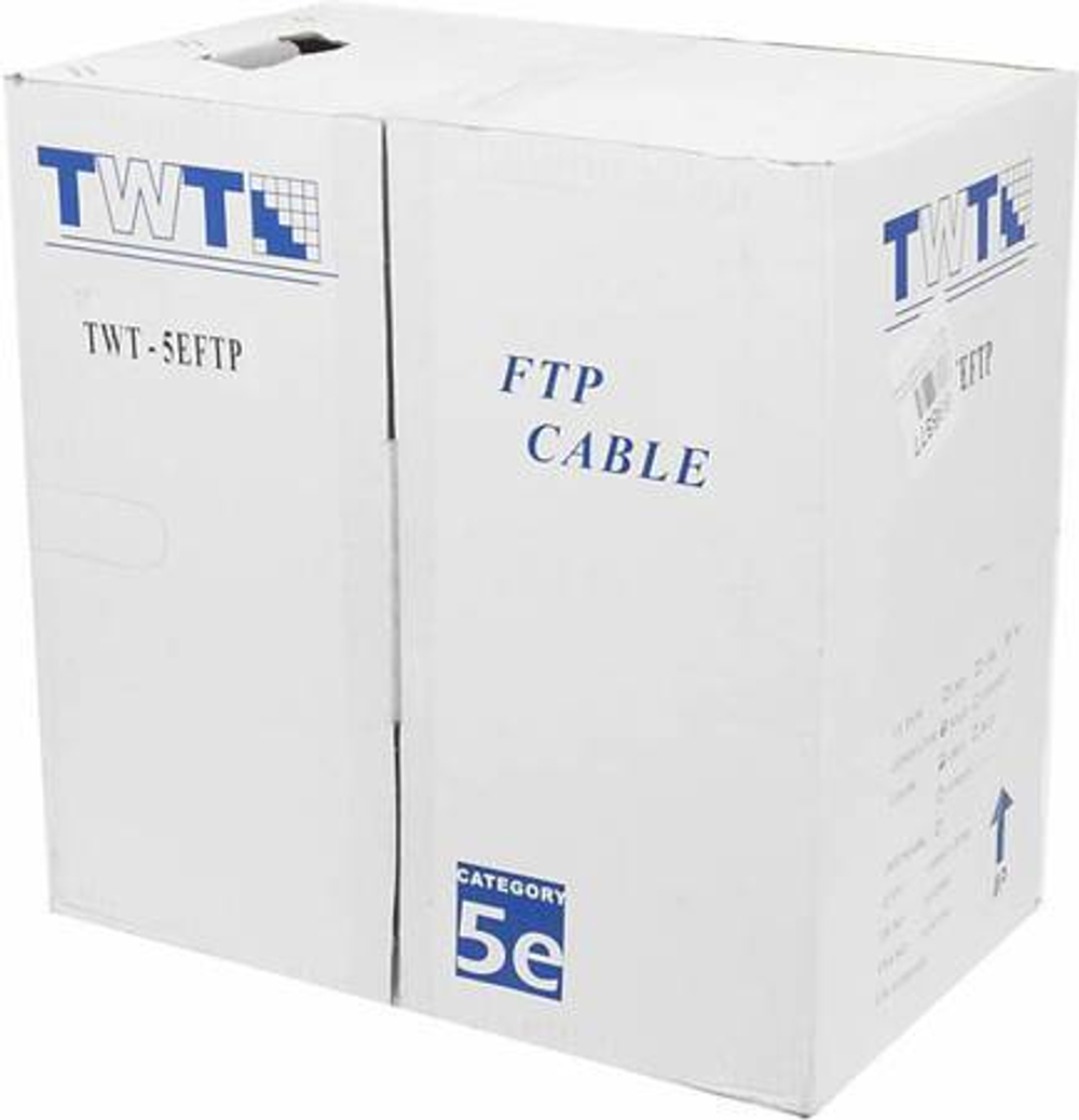 Кабель витая пара F/UTP 5e кат. 4 пары TWT TWT-5EFTP-OUT-TR