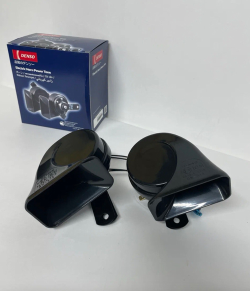 Сигнал звуковой Denso 12V, 410Hz - 510Hz, громкий 110dB, клаксон, гудок, улитка, JK272100-2570 (2 шт. / за комплект)