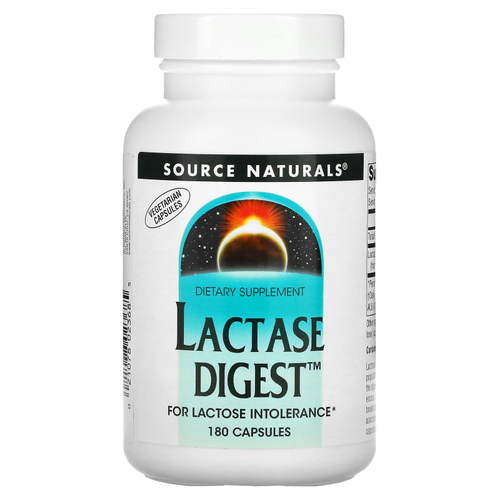 Source Naturals, Lactase Digest, 180 капсул