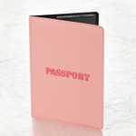 Обложка для паспорта мягкий полиуретан "PASSPORT" нежно-розовая STAFF (5 штук в упаковке)