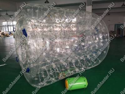 Аттракцион Водный роллер "Прозрачный" ТПУ, 2.6*2.2*2.2 м