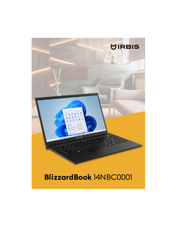 IRBIS 14NBC0001 14" Core i3-1115G4, 14"LCD 1920*1080 IPS , 8+512GB SSD, AC wifi, camera: 2MP, 5000mha, black metal case, backlight keyboard, Type-c, Win 11 Pro