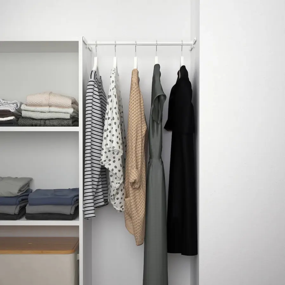 Платяной шкаф - IKEA PLATSA/FONNES  / ПЛАТСА/ФОННЕС ИКЕА, 107x42x181 см, белый