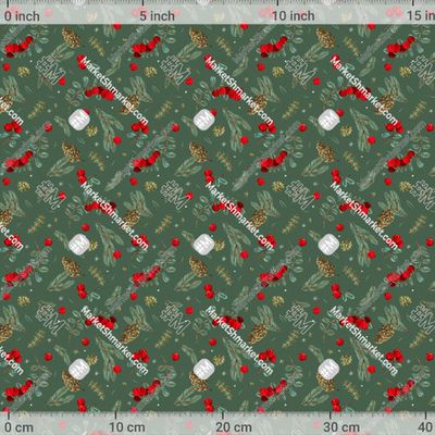 Клюквенное болото (зеленый) первый снег by 13 RAPPORTS 462 DPI