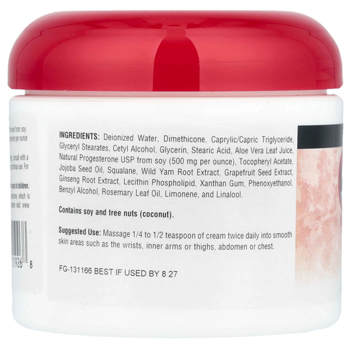 Source Naturals, крем с прогестероном, 113,4 г (4 унции)