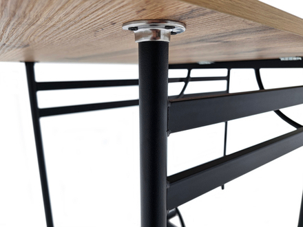 Стол-книжка Мир стульев Искра, Дуб вотан, Черный муар