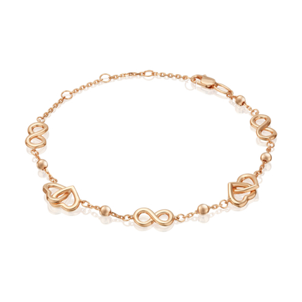Браслет «Бесконечная любовь» из красного золота 05-0860-00-000-1110
