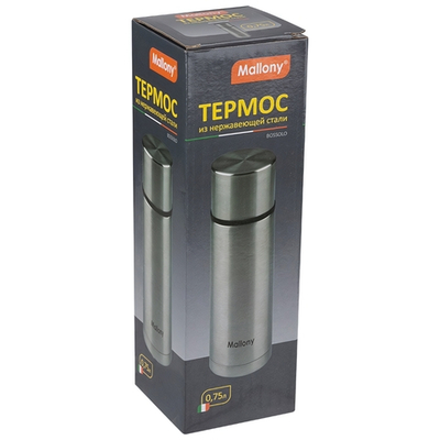 Термос 0,75л нерж "Bossolo"