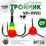 Тройник "Капля" Vido Craft VD-092C (BN) №14 (10шт/уп)