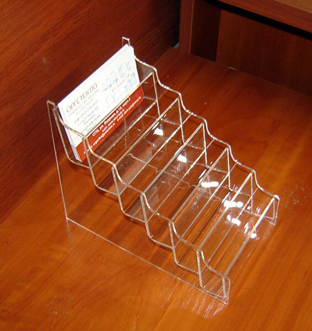 Подставка под визитки 6-ти яр