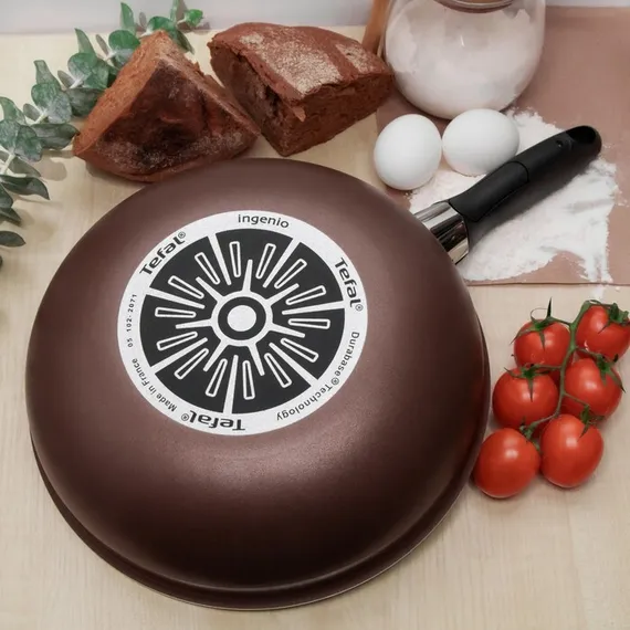 Набор из 3 предметов: сковорода ВОК - d=26, сотейник - d=26, съёмная ручка