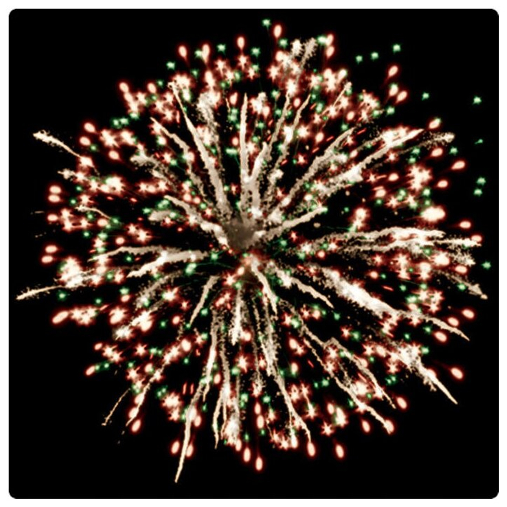 Батарея салютов Огненный цветок Чайна-Таун ОС7222, 16 залпов